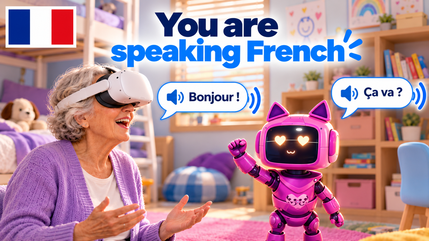 Speaking French visual